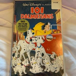 Disney 101 Dalmatians 1992 Black Diamond VHS sealed mint condition- rare find